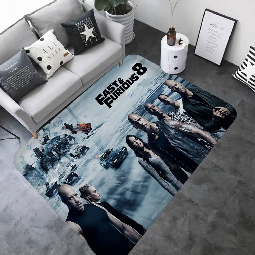 Fast And Furious Classic Vintage Entrance Door Mat Nordic Style Bedroom Living Room Doormat Balcony Anti-Slip Modern Home Decor