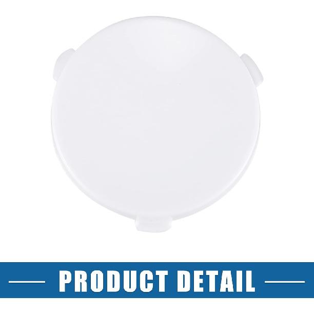 Car Dome Courtesy Sail Panel Light Lamp Lens Cover Car Interior Light Lens for Chevy Impala 1962-1967 Plastic White (Set of 2)