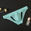 See-through Back Hole Briefs U Convex V Thongs Fashion Men's Pouch Shorts  Male