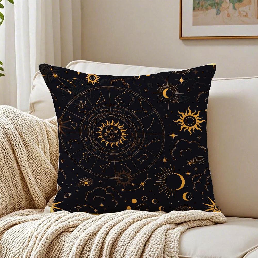 Traditional Eid Eid Symbol Print Cushion Cover Pillowcase Antidustmite living Room Sofa Decor Cushion Room