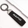 1PCS Leather Car Keychain Men Women Keyring Gift Decoration For Skoda Octavia 2 A5 A7 Superb Rapid Yeti Kodiaq Fabia A7 2022 xkbf53