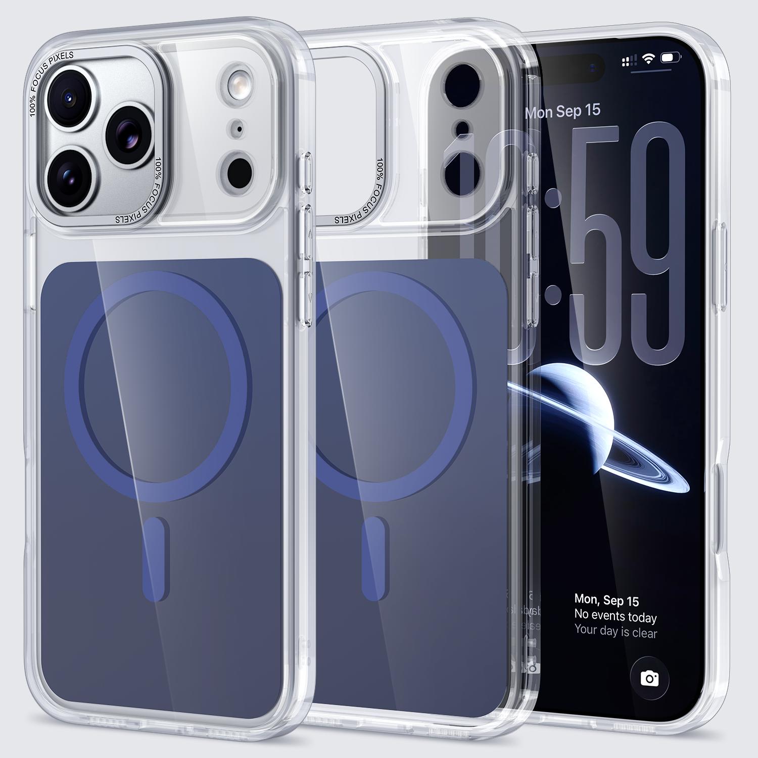 

For Magsafe Case For iPhone 17 Pro Max 17 Air 17 Pro Magnetic Wireless Charge Shockproof Back Cover Funda Coque iPhone17 Pro