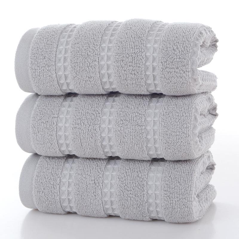 Thickened Full Cotton Face Towel - High Absorption, Embroidered Gift for Weddings