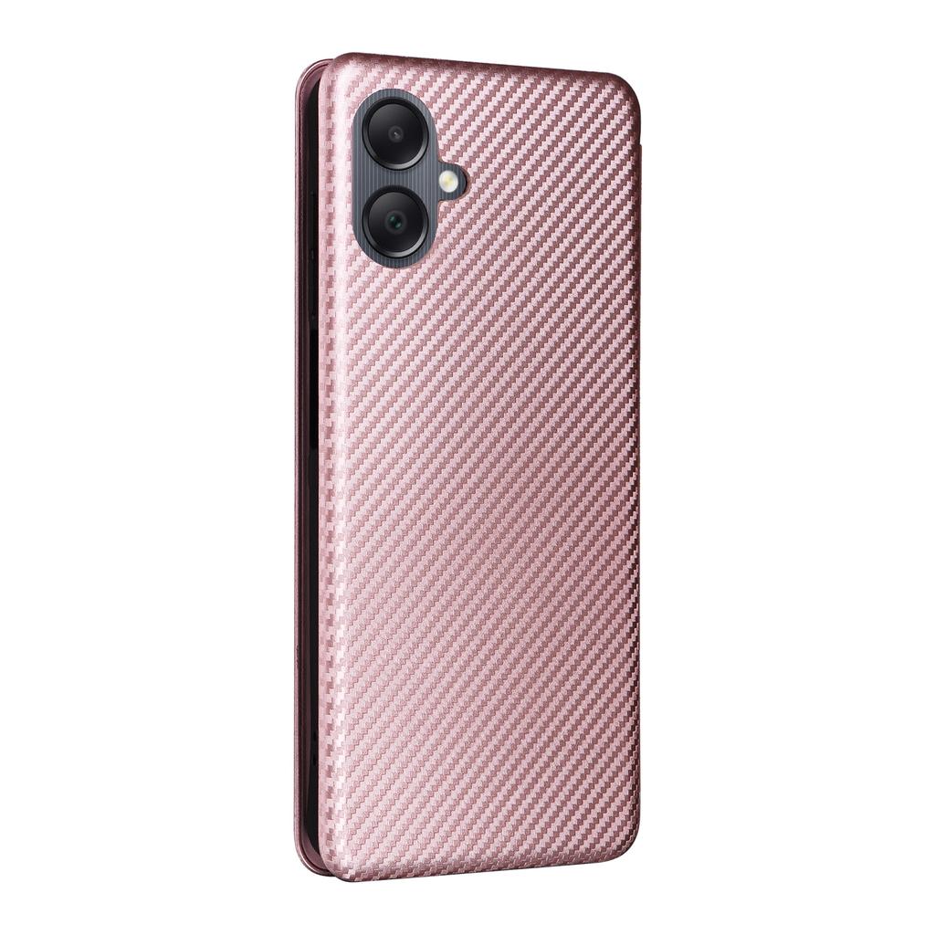 For Samsung Galaxy A07 5G/A07 4G Case Carbon Fiber Texture Drop-Proof PU Leather Phone Cover