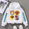 Paw Patrols Sweatshirt Chase Skye Anime Cartoon Print Cotton Fashion Casual Sports Thin Tops Spring Autumn Kids Clothes Gifts