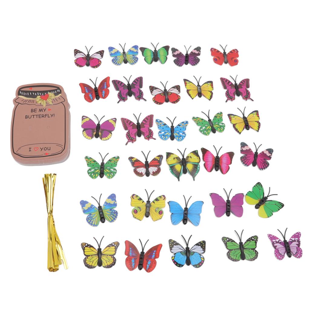 Valentine S Day Gift Card Set Smooth Surface Colorful Beautiful Greeting Cards Set for Exchanging