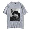 2025 Sommer Saddam Hussein mit Waffe Lustiges Meme T-Shirts Unisex Damenmode Übergroß Unisex 100% Reine Baumwolle Bedrucktes T-Shirt