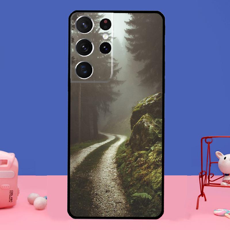 Beautiful Nature Forest Tree Case For Samsung Galaxy S22 S21 Note 20 Ultra Note 10 S8 S9 S10 Plus S20 FE Phone Cover