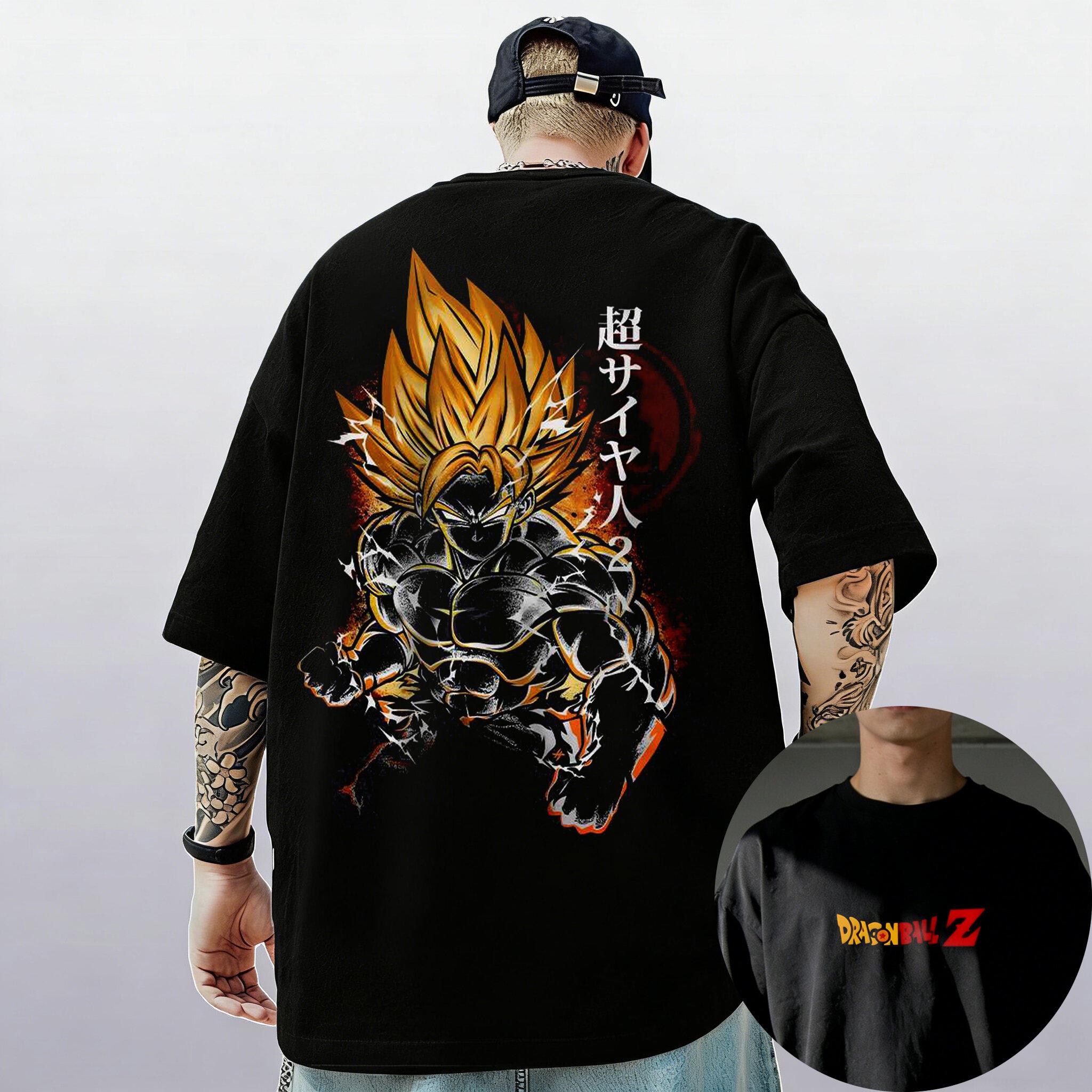 

Dragon Ball Z T-shirt 2026 Summer New Men s and Women s Goku Begita Printed T-shirt Cotton Jacket Fun Short Sleeve Harajuku Top S разноцветный