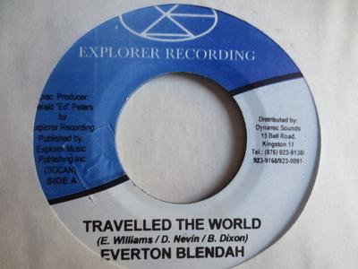 Disc de 7 inch EVERTON BLENDER - A călătorit în lume NONE Explorer Record 2005 Jamaica Reggae, Ska & Dub Folosit