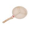 Breakfast Frying Pan Anti Stick Versatile Divided Grill Pan Egg Pan for Egg Steak Omelet Home Kitchen Stove