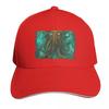 Cthulhu Baseball Cap Cotton Twill Breathable Contrast Two Tone Brim Snapback Flat Bill