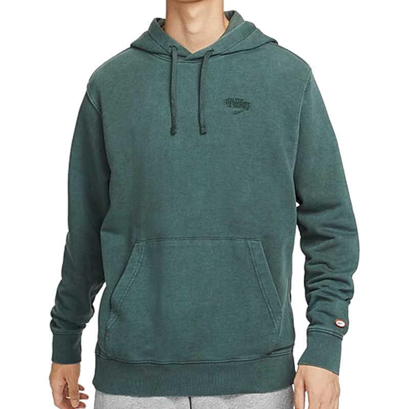 

Nike Серия Спортивный образ жизни Однотонный Дышащий Свободного кроя Худи Пуловер С длинным рукавом Толстовка Мужская толстовка Зеленый HQ4954338 2XL