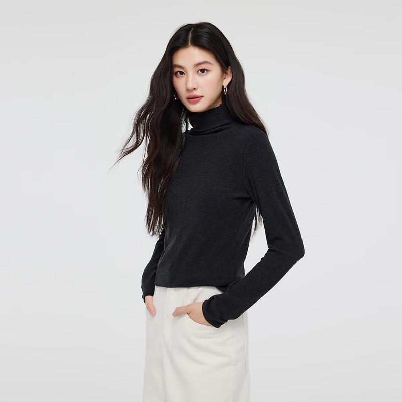 FivePlus Women's High-Neck Knitted Long Sleeve Top