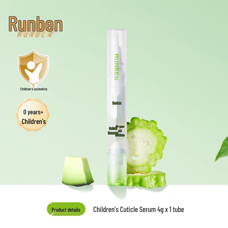 Runben Kids' Water-Based Peel-Off Nail Polish, Easy Removal, Perfect Gift for Girls