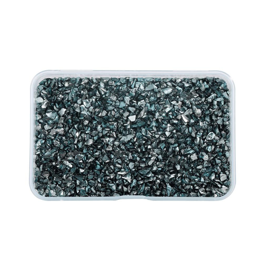 30/50/80 g/caixa cor pedras de vidro esmagado resina enchimento para diy resina cola epoxy molde irregular cristal arte do prego decoração jóias fazendo