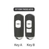 Zinklegering Bil Fjärrnyckelfodral Skydd för Mazda 2 3 6 Axela Atenza CX-5 CX5 CX-7 CX-9 2014 2015 2016 Biltillbehör