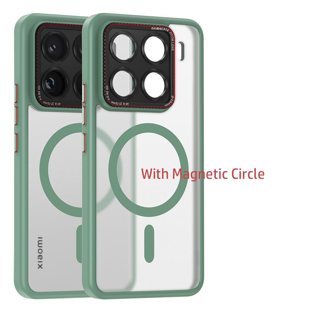 For Xiaomi 14 15 Pro Ultra Case Magsafe Wireless Charging Frosted Anti-Fingerprint Matte Skin Friendly Phone Grip Case Cover