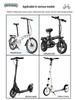 Universal Folding Front Bike Basket - Metal Design for Electric Bikes and More