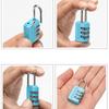 Mini Password Lock 3 Digit Zinc Zinc Alloy Padlock Portable Number Lock  Suitcase