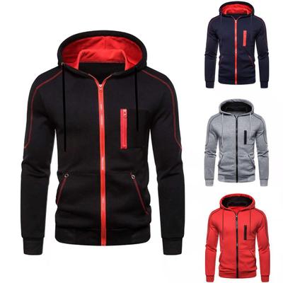 Sports Leisure Hoodie Hooded Long Sleeved Zipper Jacket for Men Jackets & Coats Men’s