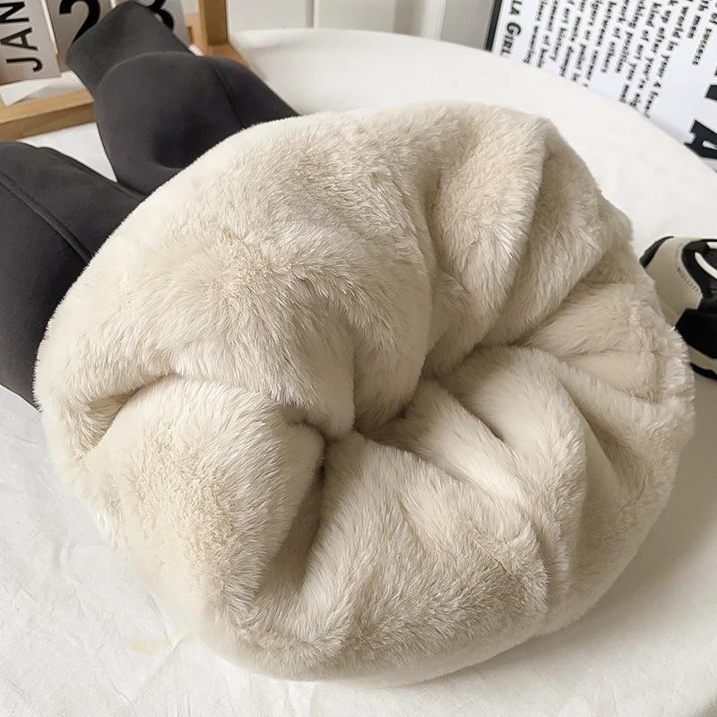 Extra Thick 850g Kids Faux Fur Lined Winter Thermal Pants