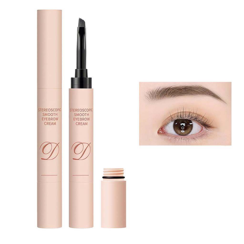 Gevlonecirly Liquid Eyebrow Powder Natural Color Perfect Easy Eyebrow Eyebrow Mascara Mascara, Type, Lasting, Correction, Eyebrows, Waterproof,