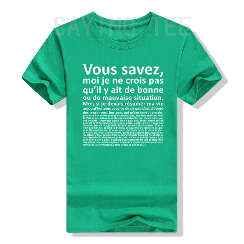 VOUS SAVEZ Monologues D Otis Classic T-Shirt Funny Letters Printed Sayings Graphic Tee Tops Humorous Personality Outfit Gifts