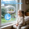 Clear Acrylic Bird Feeder Dining Tray with Suction Cups for Small to Medium Birds, Glass Mount Viewing Station for Outdoor Window Glass Use