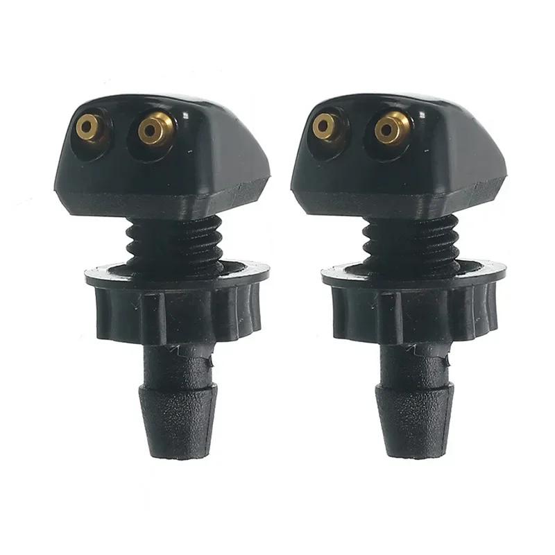 Car Windshield Wiper Washer Spray Nozzle Fits Most Car Models Car Dual Holes Windshield Washer Nozzle Wiper Water Spray Jet
