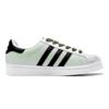 adidas Chaussures de Skateboard Originals Superstar 2 Basse Unisexes Noir Vert IH8659(TeamS1-S-BOX)