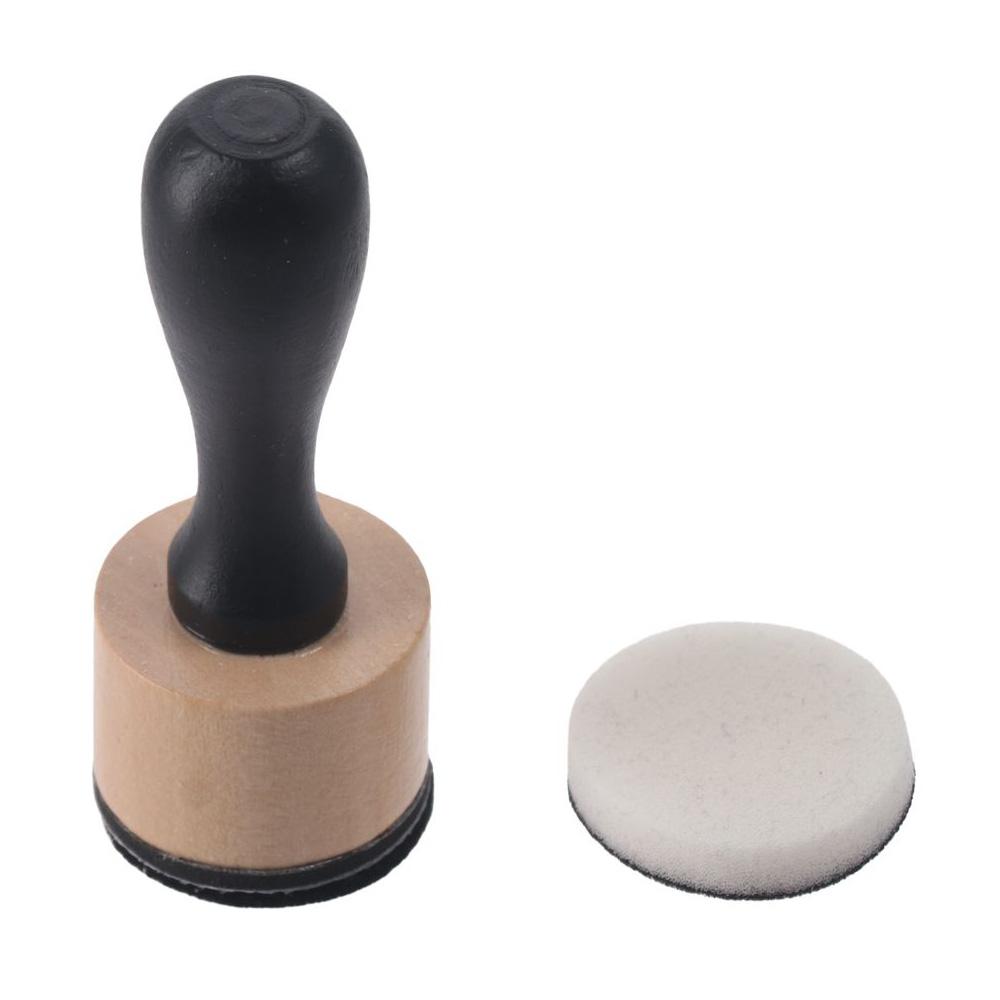 Schwamm Tinte Farben Mischwerkzeug Holz Rund Schaumstoff DIY Basteln Ersatzpads Scrapbooking Basteln