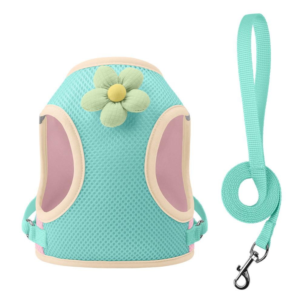 Dog Harness With Cartoon Design For Small Breeds Breathable And Lightweight Pet Accessory