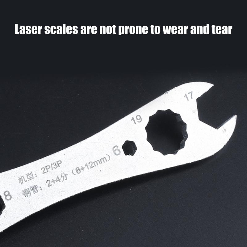 Multipurpose AC Wrenches Set Suitable for 1P 1.5P 2P 3P 5P Units Ergonomic Nonslip Handle AC Installation Wrenches