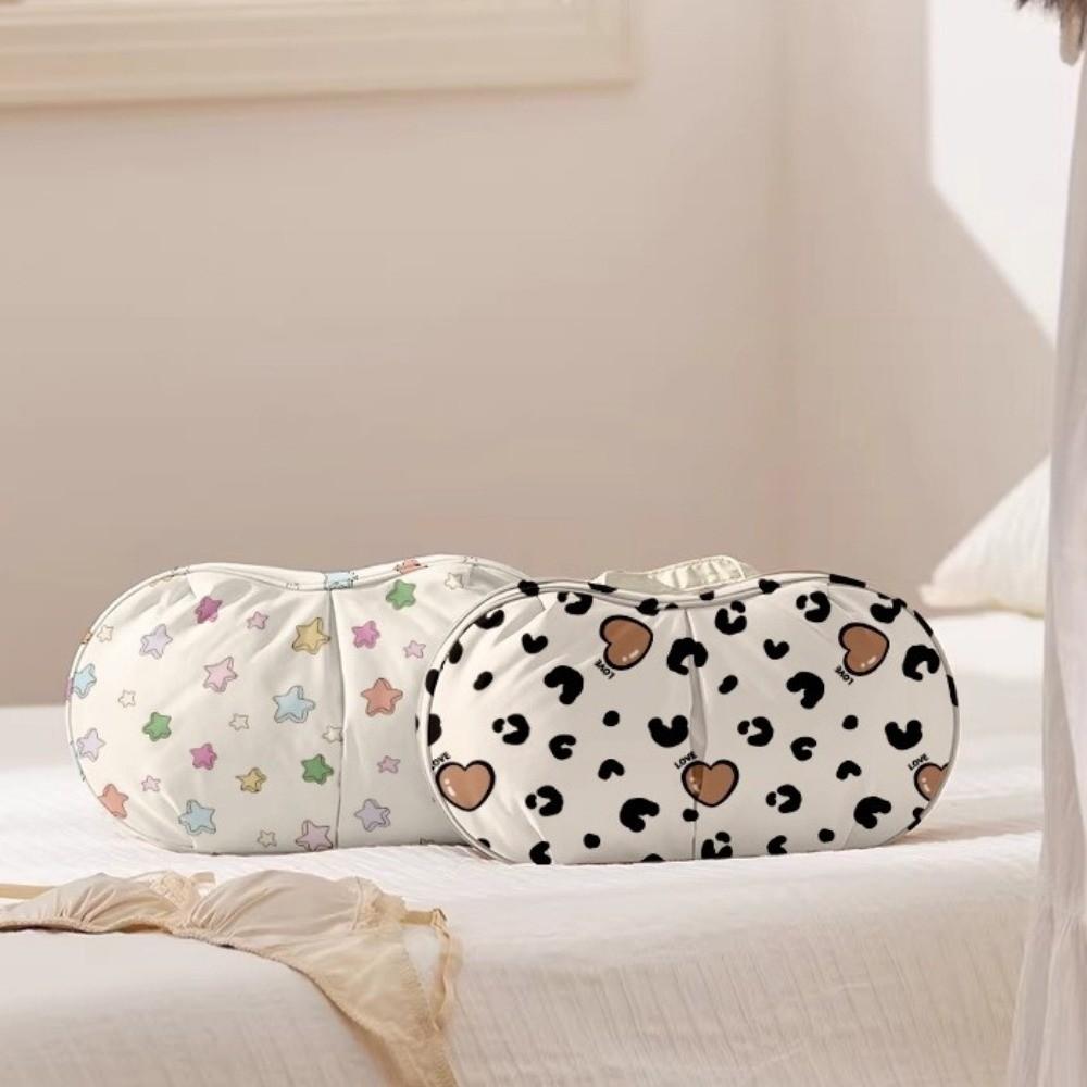 Handheld Underwear Storage Bag Folding Multiple Compartments Bra Storage Bag Breathable 3-in-1 Design Underwear Packing Cube