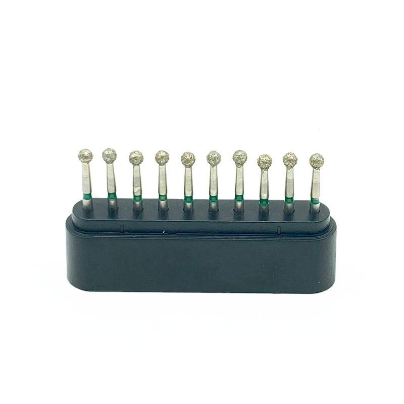 BR-30C Runde Kopf Dental Diamant Bohrer für High Speed ​​Handstück Dental High Speed ​​Burs Zahnarzt Polnischen Werkzeug 10 teile/satz
