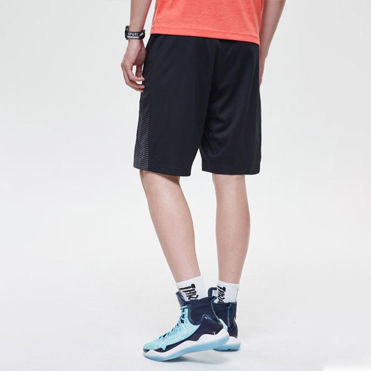 Li Ning Wade Series Running Fitness Sports Shorts Men Shorts Black AAPP043-1