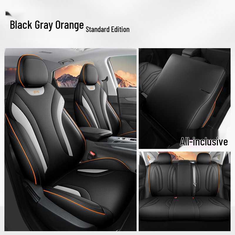 Custom Cartoon Perforated Leather Seat Covers for Geely Binyue L - Compatible with All Models