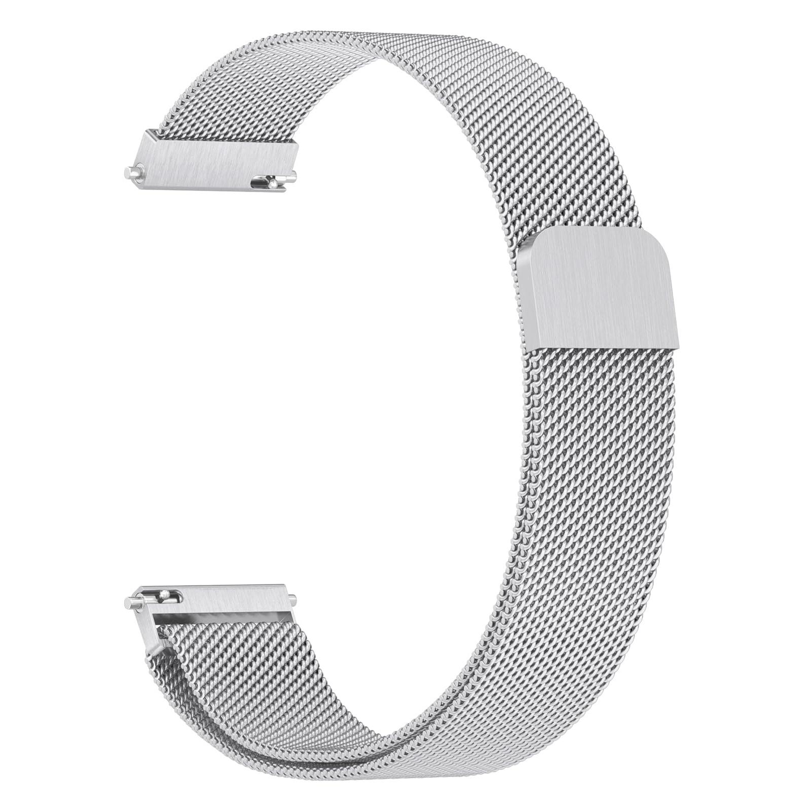 

Для Huawei Watch GT 5 Pro 42мм/GT 5 41мм Ремінець для годинника Магнітний Міланський Ремінець з нержавіючої сталі Silver