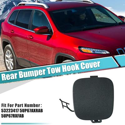 Car Rear Bumper Tow Hook Plug Cover Fit for JEEP COMPASS 2017-2023 5UP67RXFAB 5UP67AXRAB