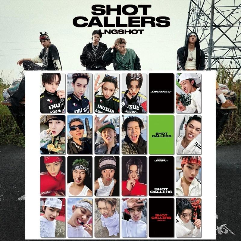 

LNGSHOT The First Album SHOT CALLERS Weverse MUSIC Card POP-UP Store Postcard RYUL WOOJIN LOUIS OHYUL Fans CollectHD Gloss Photo 5.4x8.6cm