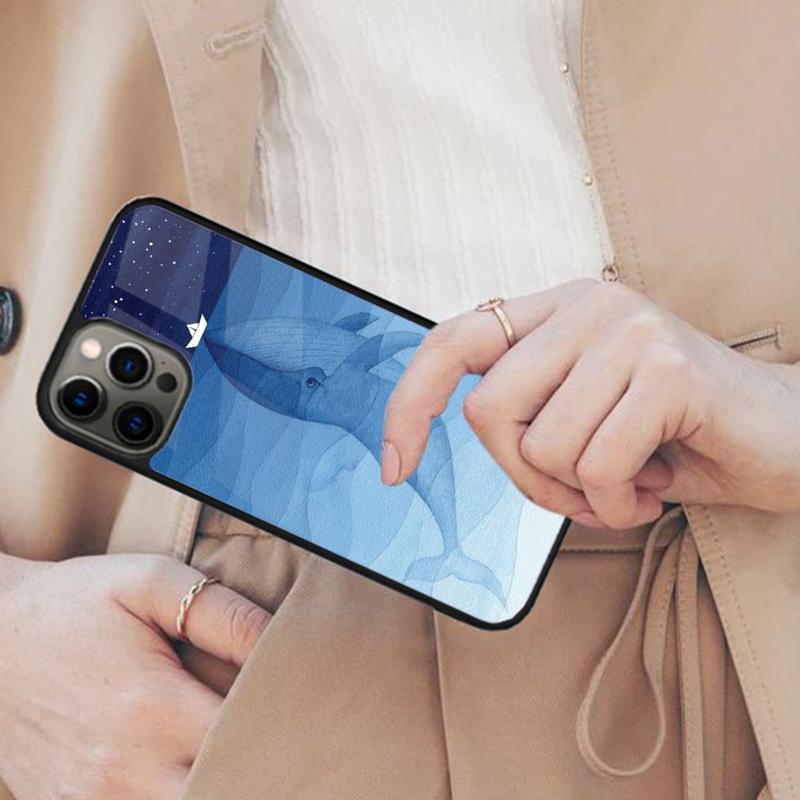 

Beautiful Blue Whale Painting Magnetic Phone Case For APPLE iPhone 17 Air 16 14 13 12 Pro Max 15 Plus Wireless MagSafe Cover iPhone 14