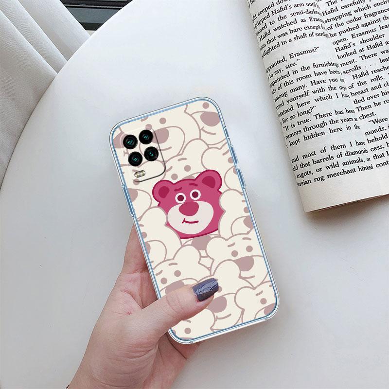 Disney Lotso Transparent Phone Case for LG K22 K30 K40 K40S K41 K42 K50 K50S K51 K51S K52 K61 K62 K71 K92 Q61