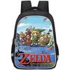 Ruime rugzak met Zelda-thema voor kinderen, lichtgewicht en ergonomische schooltas
