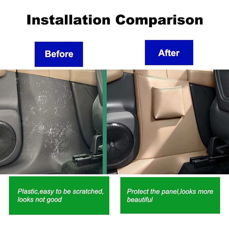 For Zeekr 8X 2026 B-Pillar Leather Anti-Collision Protection Sticker Modification Accessories