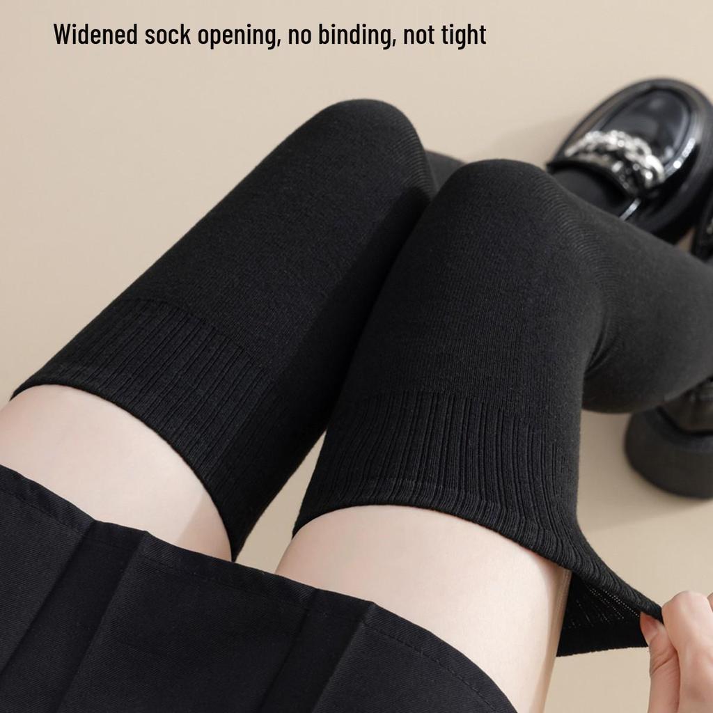 Women's Thick Over-the-Knee Socks: Autumn/Winter Style, Perfect for High School Girls.