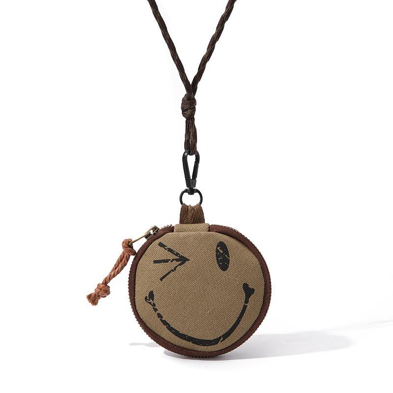 

Цифровая круглая сумка детская сумка через плечо холщовая креативная модная сумка на шею для девочек мини-маленький кошелек для мальчиков