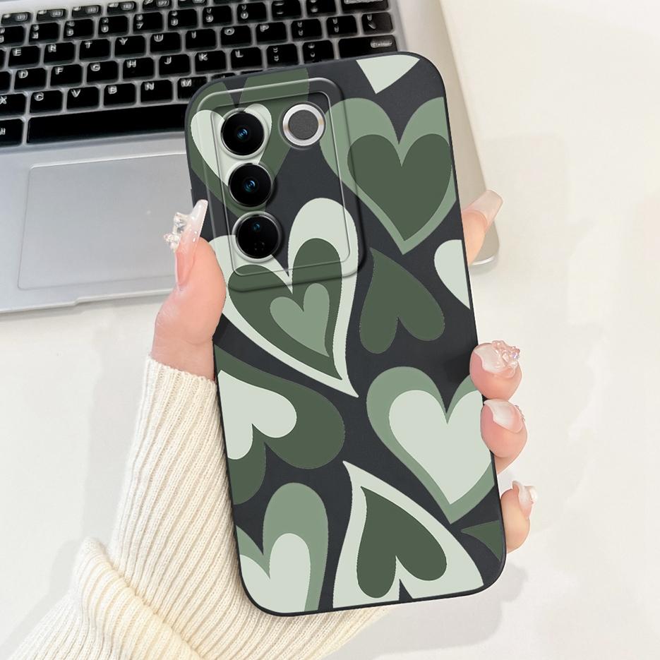 

Чехол для Vivo V27 Pro V2230 Милый Кот Роскошный Конфетный Расписной Чехол Мягкий Силиконовый Чехол для Телефона Для Vivo V27e V 27 e VivoV27 Pro Fundas Vivo V27e