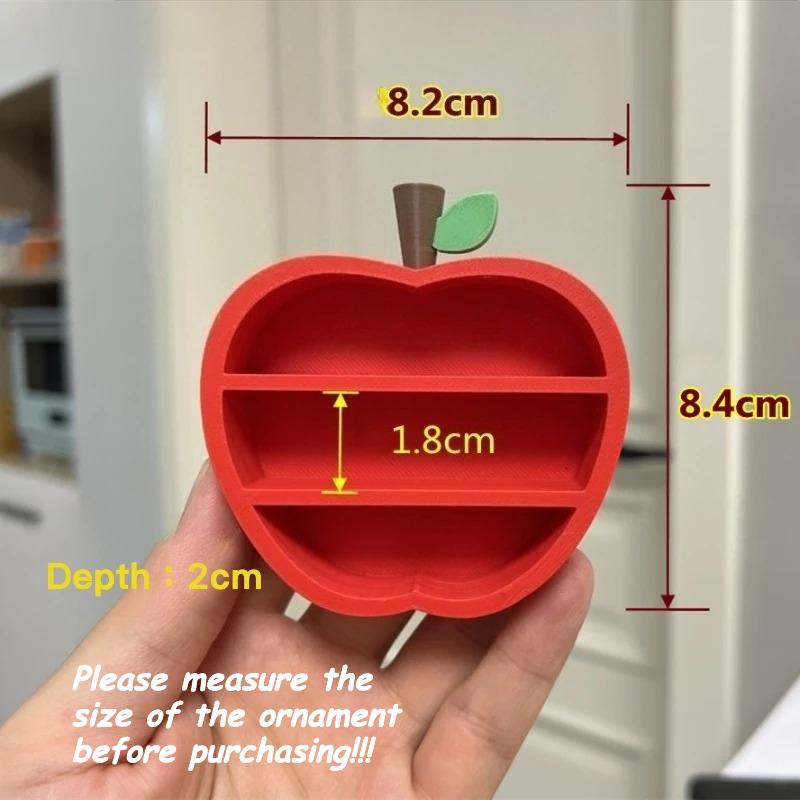 

Мини-дисплей для хранения в виде красного яблока, креативная стойка, настольная подставка для модных фигурок Pops Mart, слепые коробки, оптом