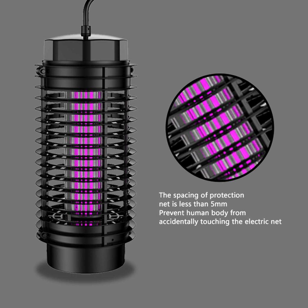 For Safe Solid ABS Electronic Mosquito Killer Lamp with Protective Net Oil Smoke Resistant Easy To Clean Zapper